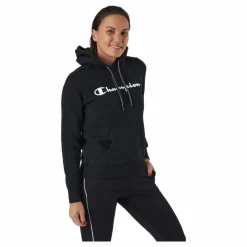 Champion Hooded Sweatshirt Black Beauty Svart Sale