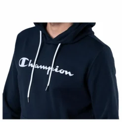 Champion Hooded Sweatshirt Blue Blå Clearance
