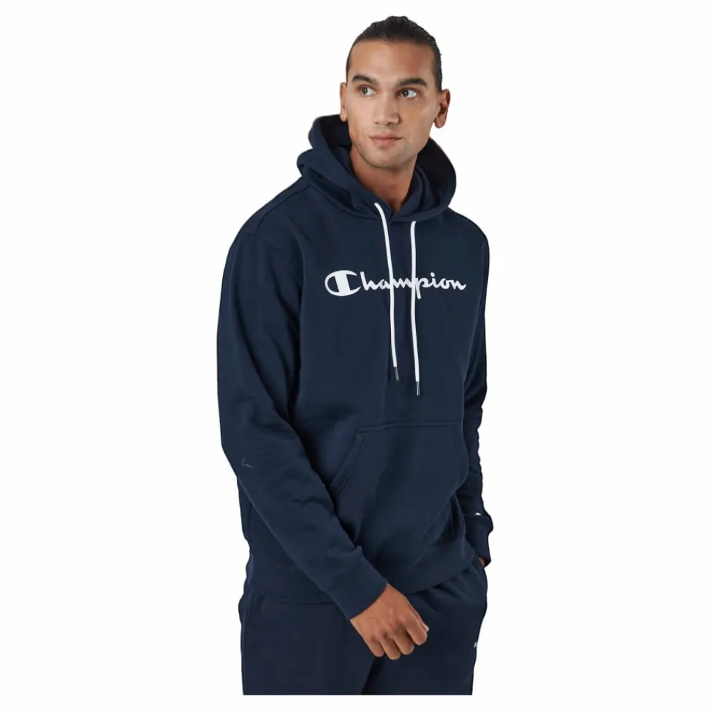 Champion Hooded Sweatshirt Bs501 Blå Clearance