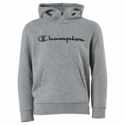 Champion Hooded Sweatshirt Gray Melange Light Grå Clearance