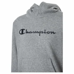 Champion Hooded Sweatshirt Gray Melange Light Grå Clearance
