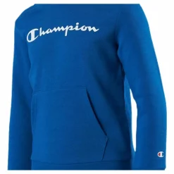 Champion Hooded Sweatshirt Junior Blue Blå Discount