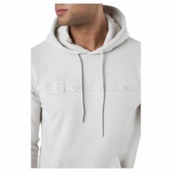 Champion Hooded Sweatshirt Moonbeam Vit Sale