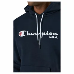 Champion Hooded Sweatshirt Sky Captain Svart Best