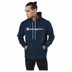 Champion Hooded Sweatshirt Sky Captain Blå Online