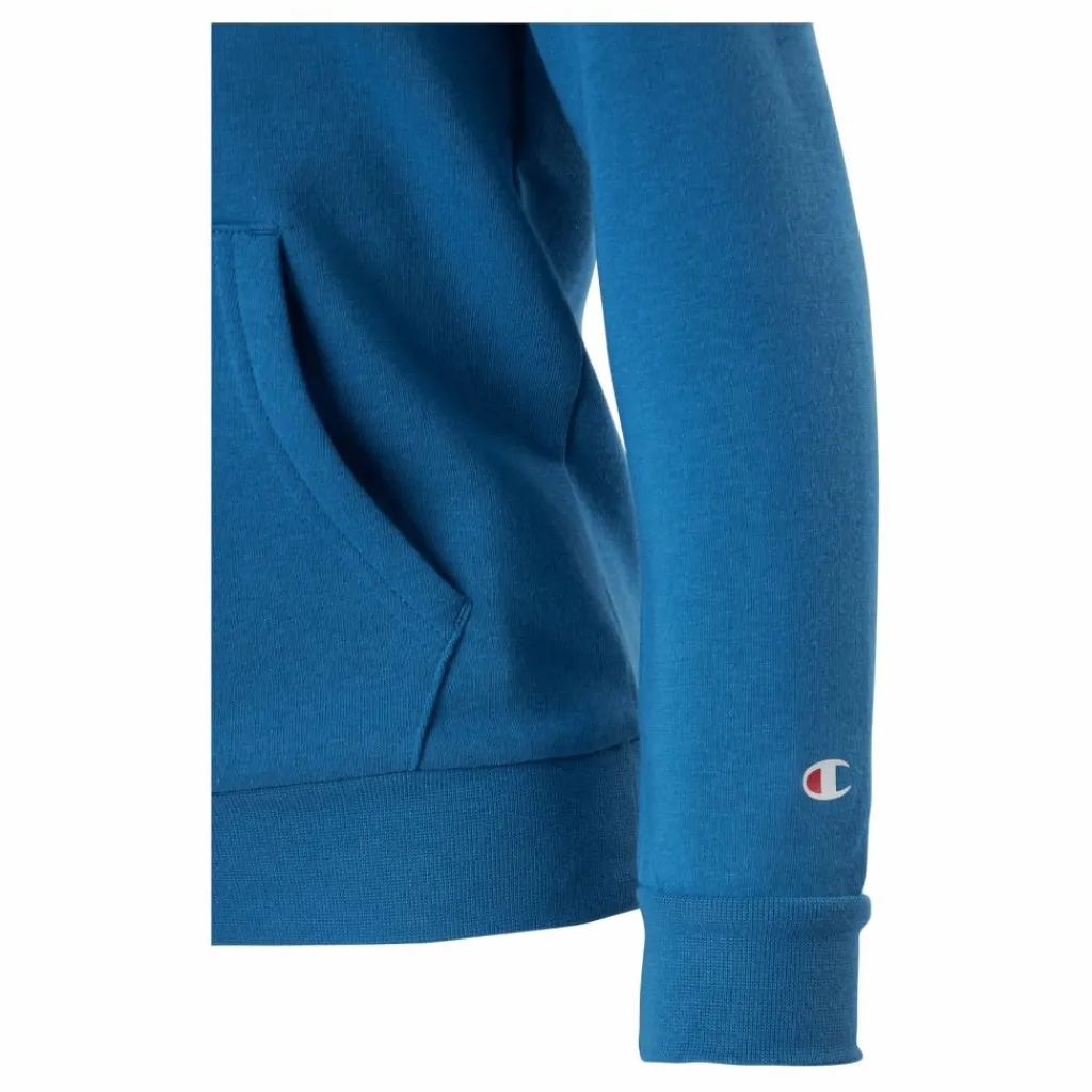 Champion Hooded Sweatshirt Vallarta Blue Blå Outlet