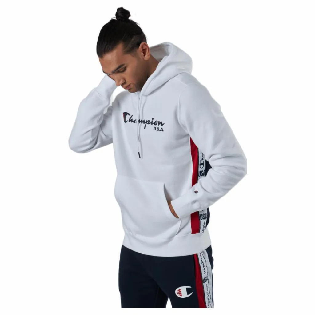 Hooded Sweatshirt White*Champion Discount