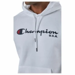 Hooded Sweatshirt White*Champion Discount