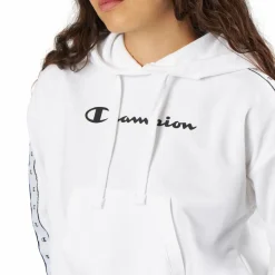 Champion Hooded Sweatshirt White Vit Clearance