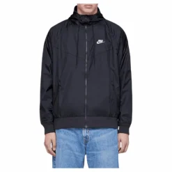 Hooded Windbreaker Black*Nike Discount