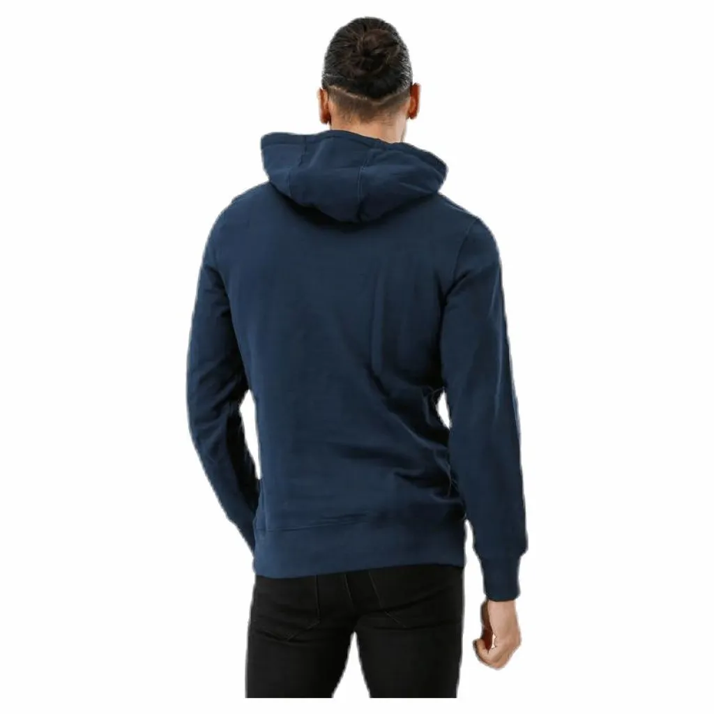 Diadora Hoodie Spectra Blue Blå Discount