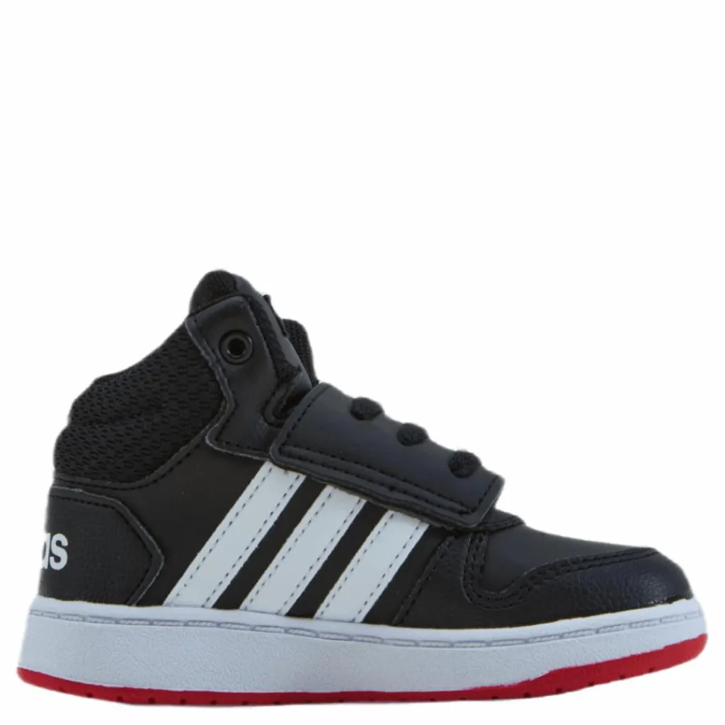Hoops 2.0 Mid Shoes Core Black / Cloud White / Vivid Red*adidas Discount