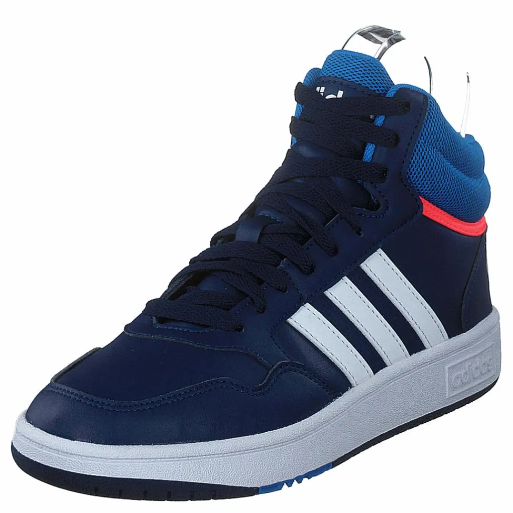 adidas Hoops Mid Shoes Dark Blue / Blue Rush / Turbo Blå Hot