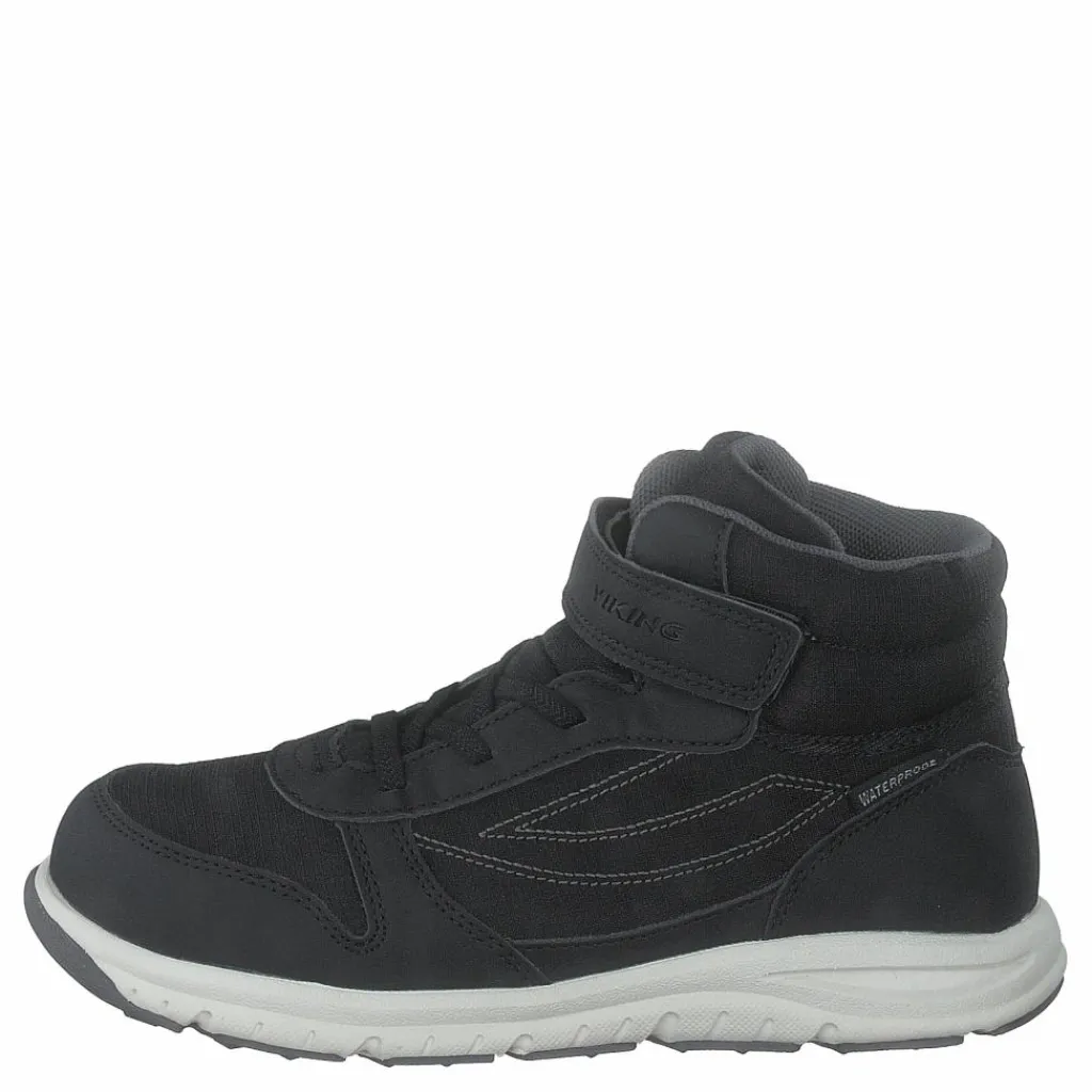 Viking Hovet Mid WP Black/Grey Svart Best