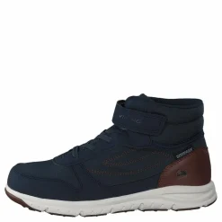 Viking Hovet Mid WP Navy/Cognac Blå New