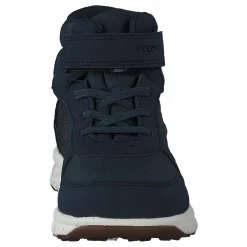 Viking Hovet Mid WP Navy/Cognac Blå New