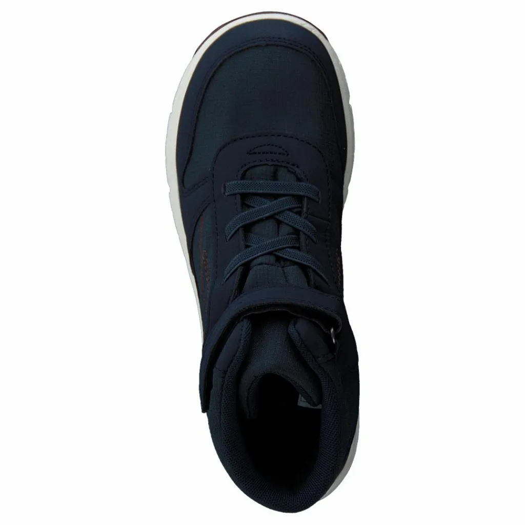 Viking Hovet Mid WP Navy/Cognac Blå New
