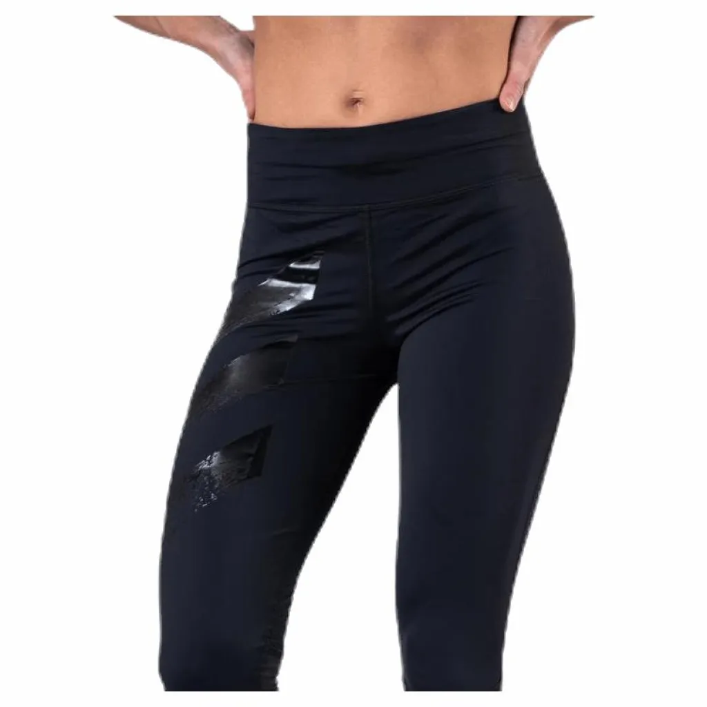adidas How We Do Tight Long Black Svart New