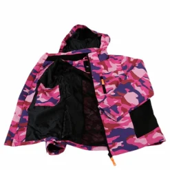 Tuxer Hunter Jacket Junior Patterned/Pink Mönstrad och Rosa Clearance