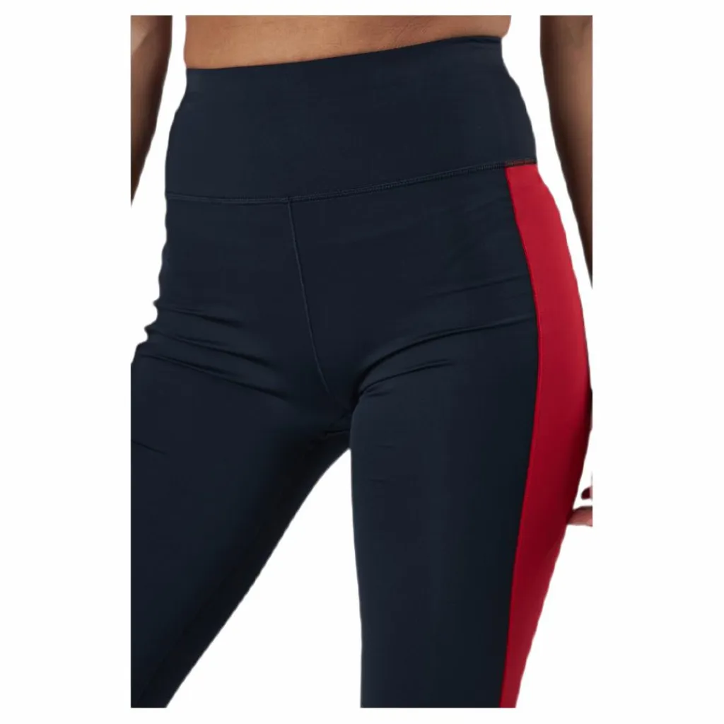 Tommy Hilfiger Sport Hw Chevron Legging Blue Blå Sale