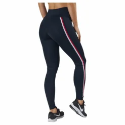 Tommy Hilfiger Sport Hw Tape Legging Blue Blå Clearance