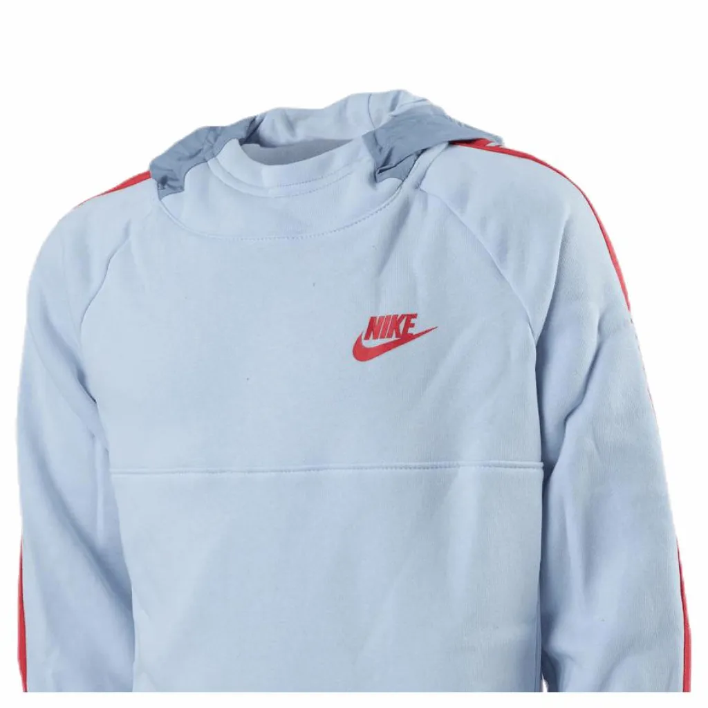 Hybrid 1/2 Zip Fleece Jr Blue/White*Nike Discount