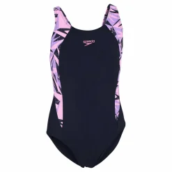 Speedo Hyperboom Splice Muscleback Navy/pink Blå och Rosa Best