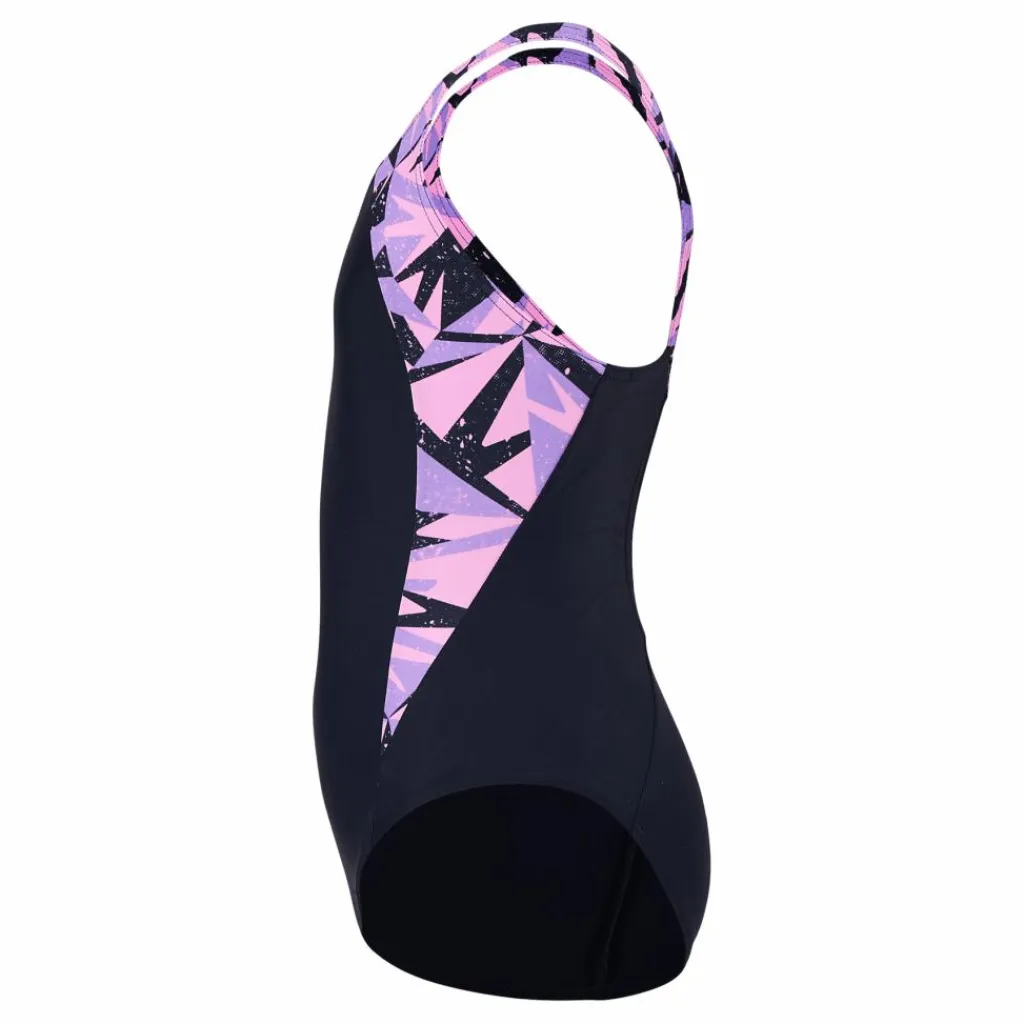 Speedo Hyperboom Splice Muscleback Navy/pink Blå och Rosa Best