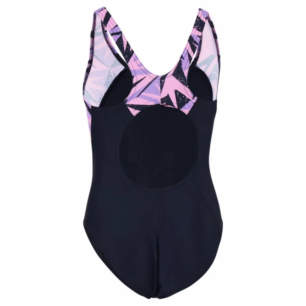 Speedo Hyperboom Splice Muscleback Navy/pink Blå och Rosa Best