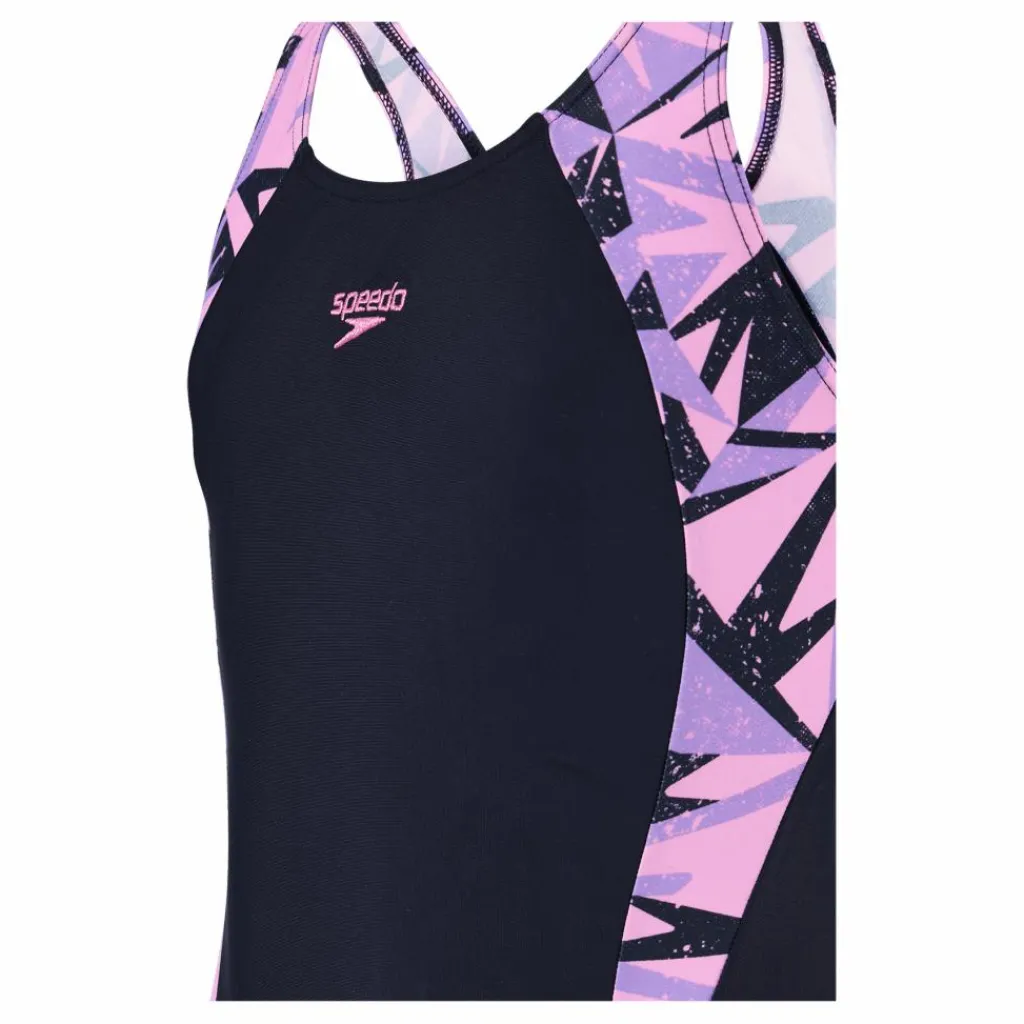 Speedo Hyperboom Splice Muscleback Navy/pink Blå och Rosa Best