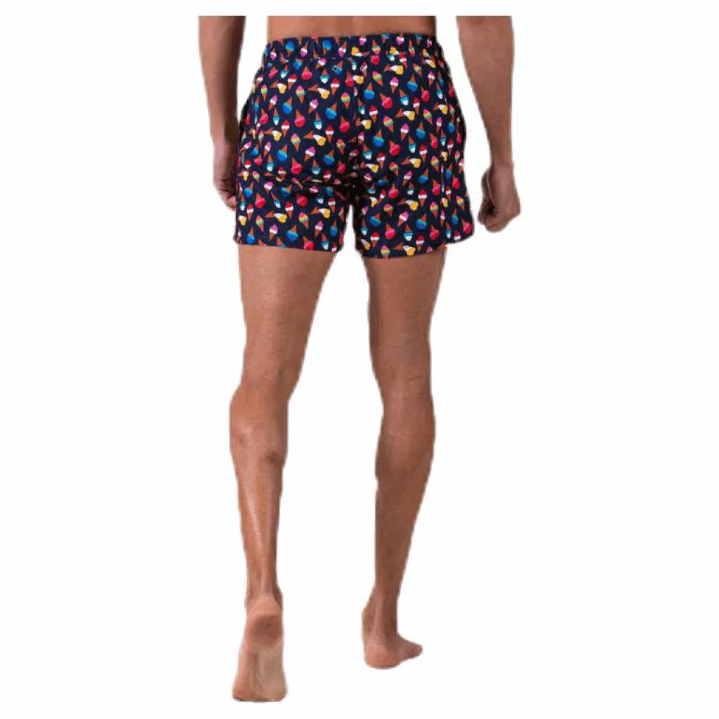 Happy Socks Ice Cream Swim Shorts Blue Blå Outlet