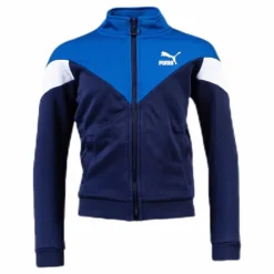 Puma Iconic MCS Track Jacket Junior Blue Blå Clearance