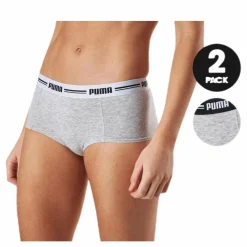 Iconic Mini Short 2-Pack Grey*Puma Hot