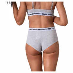 Iconic Mini Short 2-Pack Grey*Puma Hot