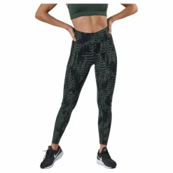Iconic Printed 7/8 Tights Green*Casall Outlet