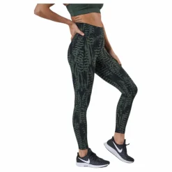Iconic Printed 7/8 Tights Green*Casall Outlet