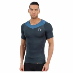 Iconic Vent Stretch Tee M Blue*Newline Sale