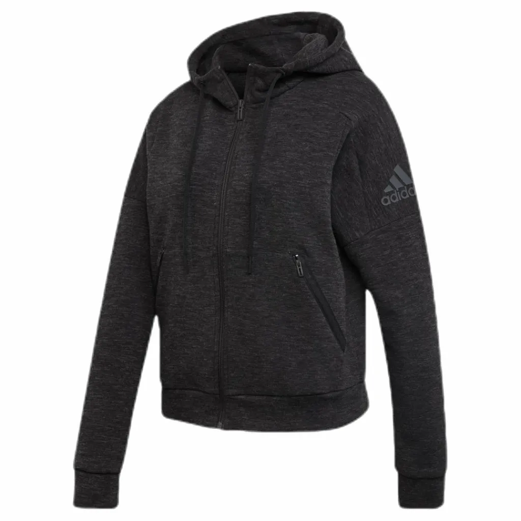 adidas ID Melang Hood Black Svart Hot