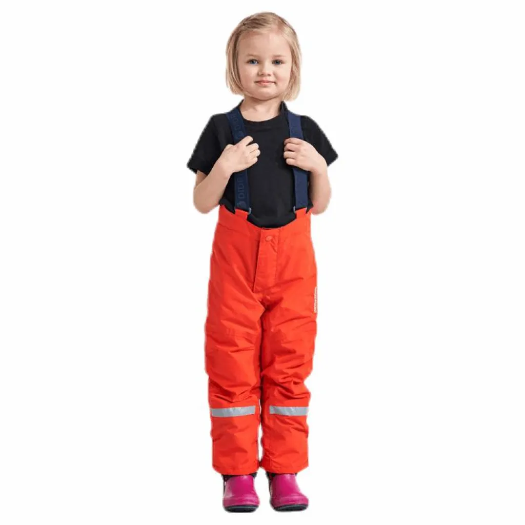 Didriksons Idre Kids Pants 4 Orange Discount