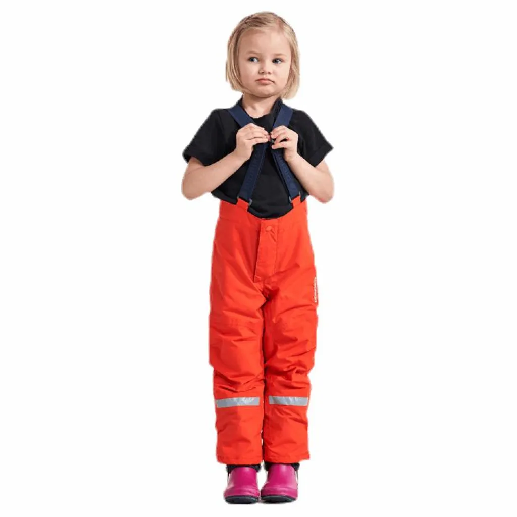 Didriksons Idre Kids Pants 4 Orange Discount