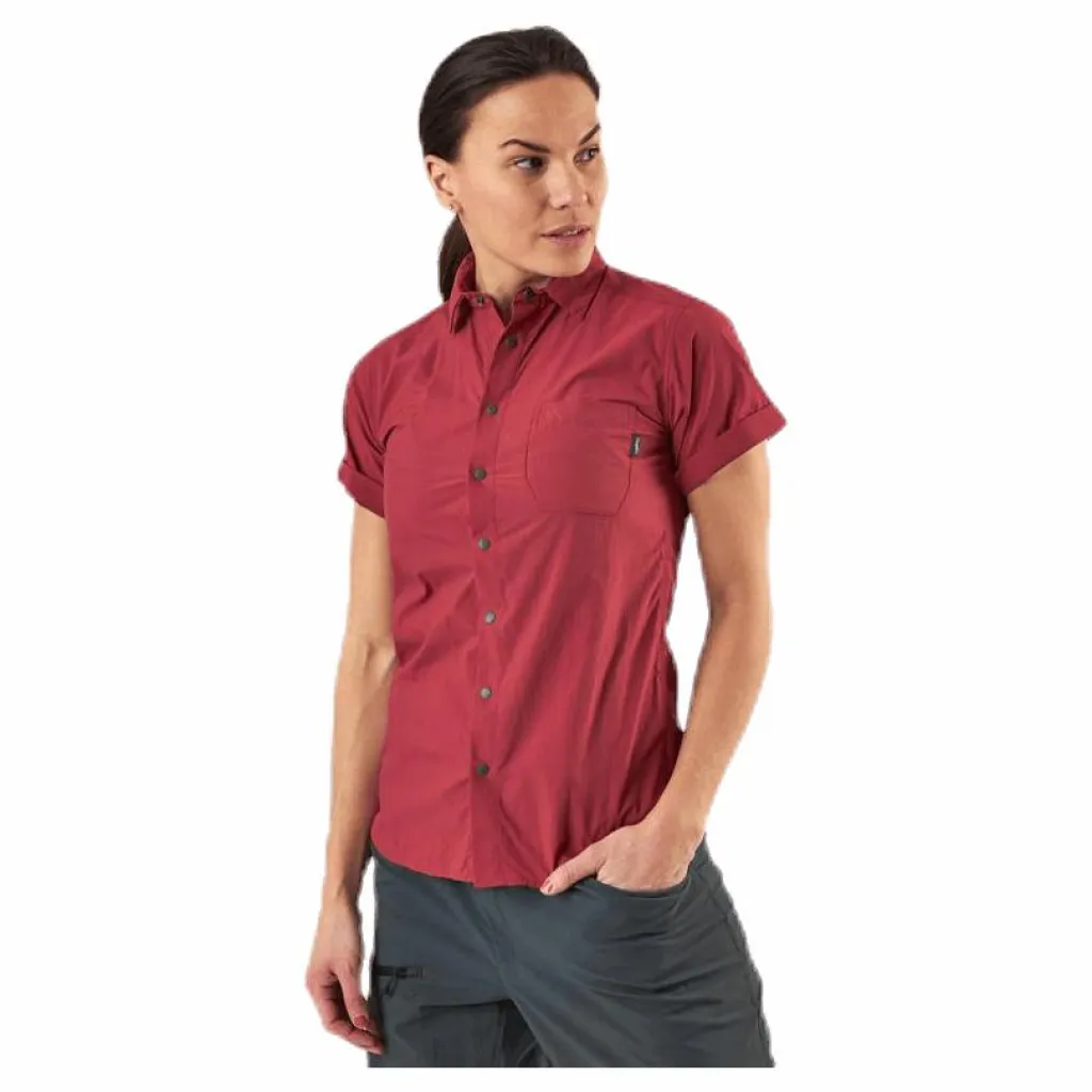Haglöfs Idun Lite SS Shirt Red Röd Best