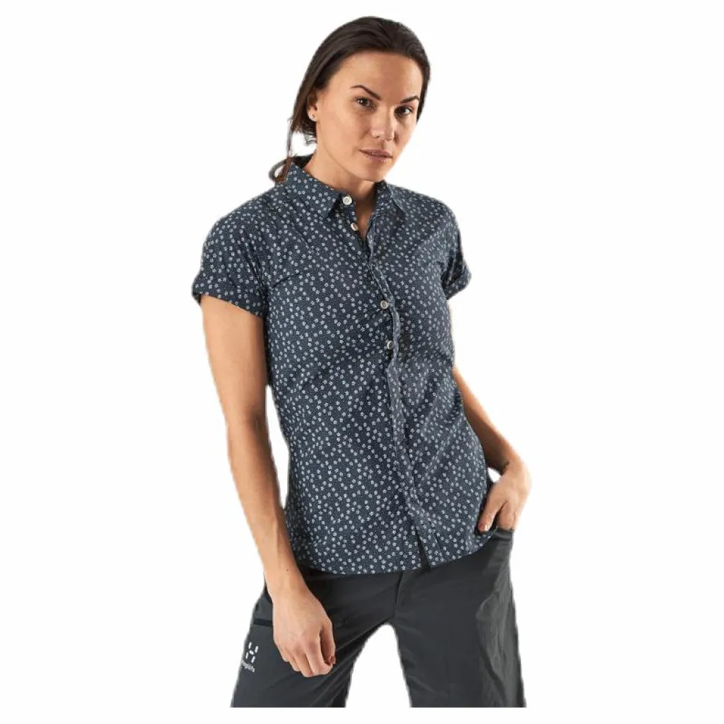 Idun SS Shirt Blue/Patterned*Haglöfs Sale