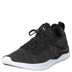 Puma Ignite Flash Evoknit Sr Wn's Black-charcoal Gray-aqua Svart Clearance