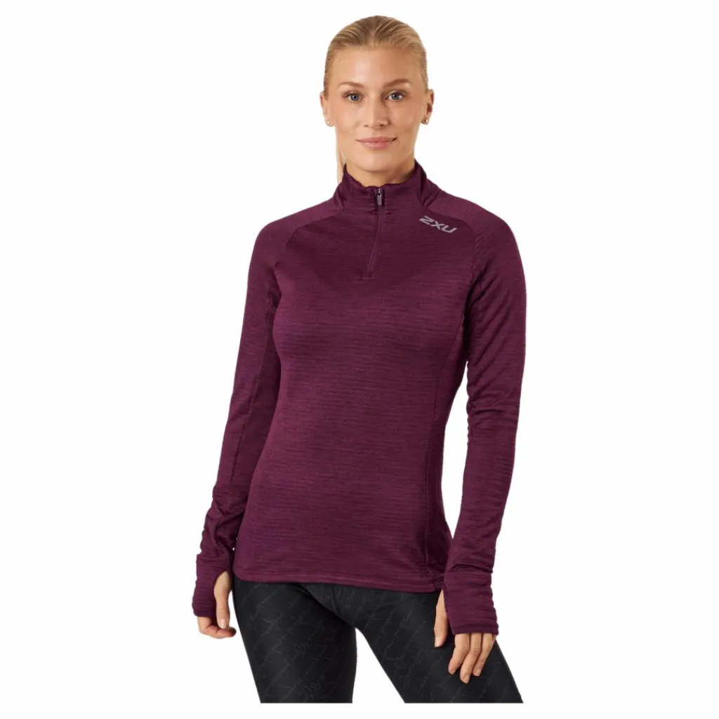 Ignition 1/4 Zip Beet/silver Reflective*2XU Online