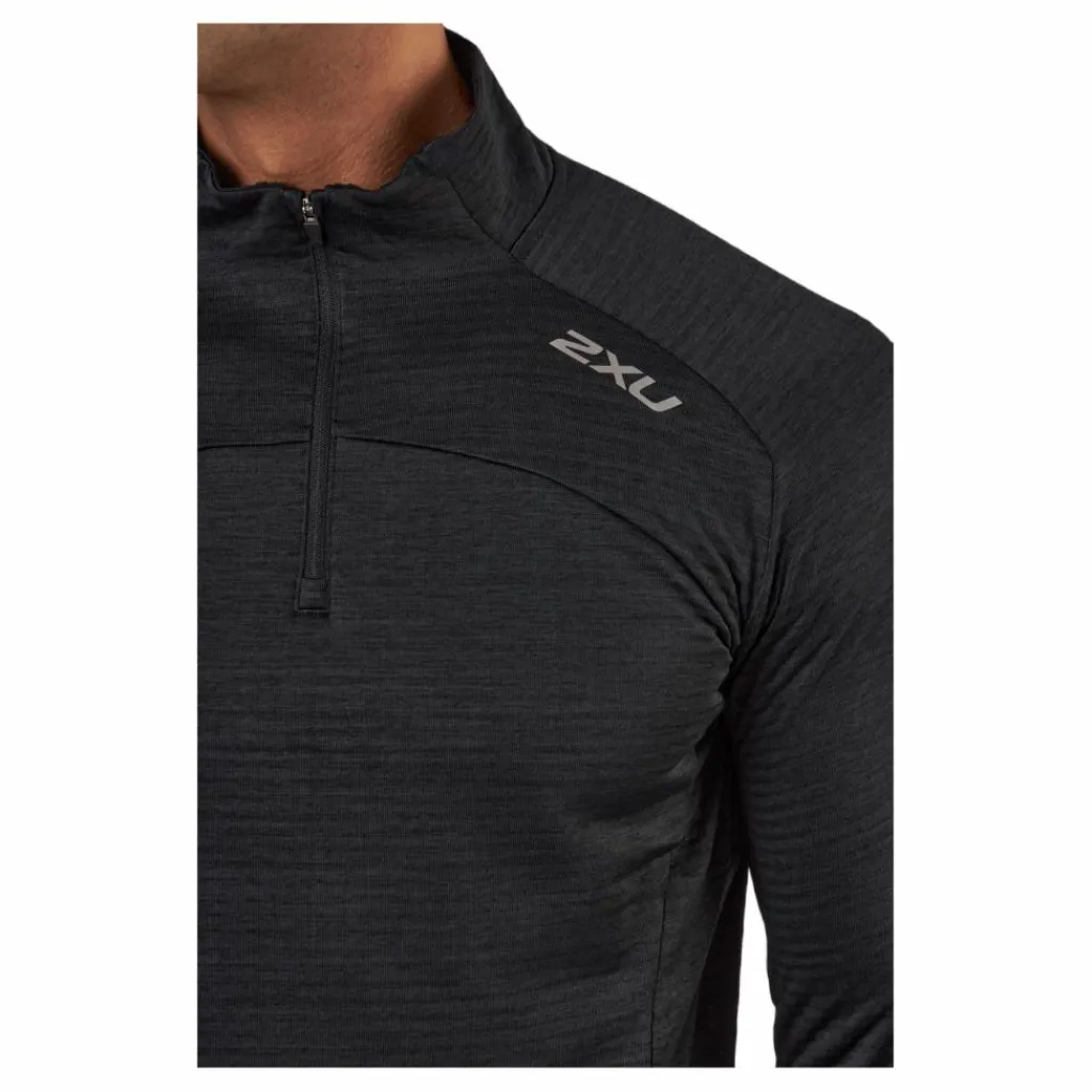 Ignition 1/4 Zip Black/silver Reflective*2XU Clearance