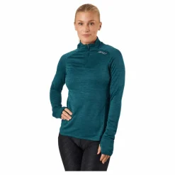 2XU Ignition 1/4 Zip Deep Jade/silver Reflective Turkos Outlet