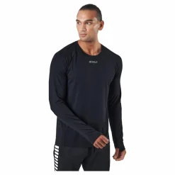 Ignition Base Layer L/s Black/silver Reflective*2XU Hot
