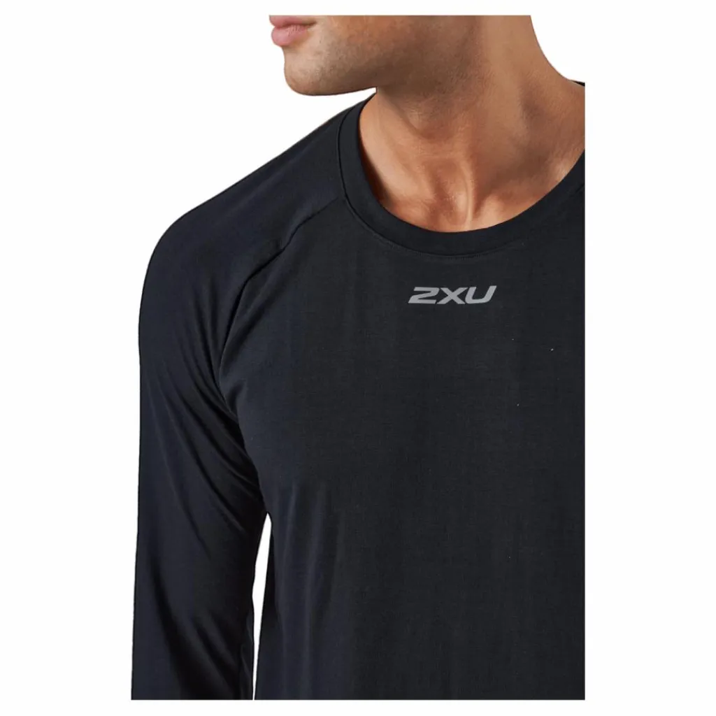 Ignition Base Layer L/s Black/silver Reflective*2XU Hot