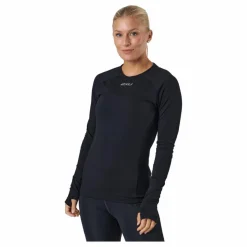 2XU Ignition Base Layer L/s Black/silver Reflective Blå Hot
