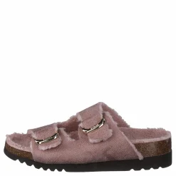 Scholl Ilary Fluffy Pink Röd och Brun Clearance